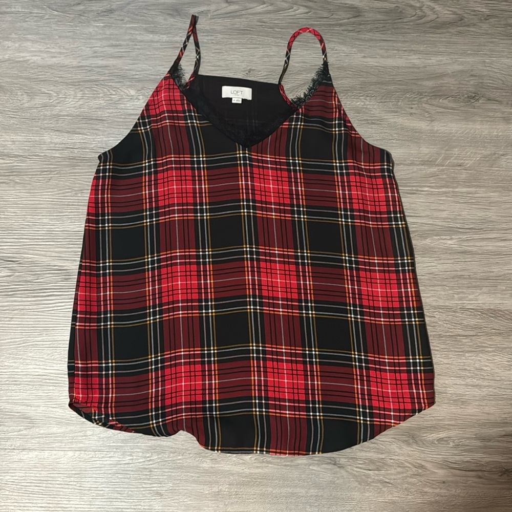 LOFT Lace Trim Tank